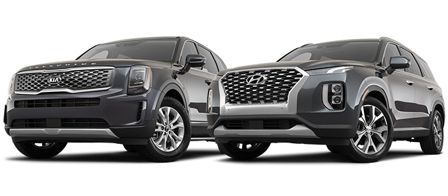 What Are the Top Differences Between the Hyundai Palisade and Kia Telluride